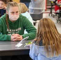 Binghamton University Athletes at Chenango Bridge Elementary