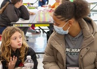 Binghamton University Athletes at Chenango Bridge Elementary