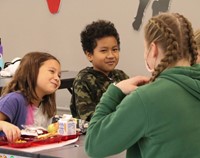 Binghamton University Athletes at Chenango Bridge Elementary