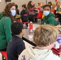 Binghamton University Athletes at Chenango Bridge Elementary