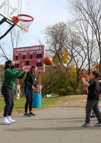 Binghamton University Athletes at Chenango Bridge Elementary