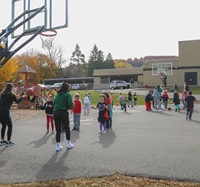 Binghamton University Athletes at Chenango Bridge Elementary