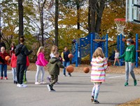 Binghamton University Athletes at Chenango Bridge Elementary