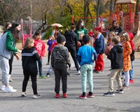 Binghamton University Athletes at Chenango Bridge Elementary