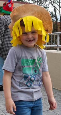 Students in Halloween Parade