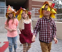 Students in Halloween Parade