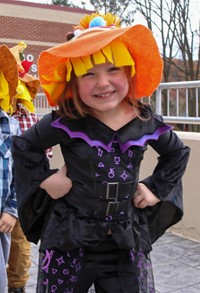 Students in Halloween Parade