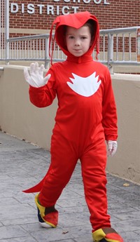 Students in Halloween Parade