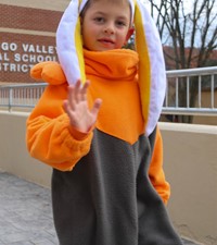 Students in Halloween Parade