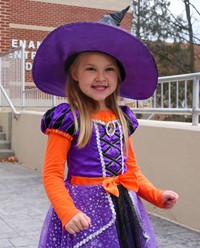 Students in Halloween Parade