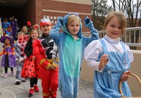 Students in Halloween Parade