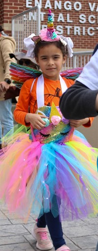 Students in Halloween Parade