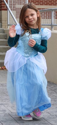 Students in Halloween Parade