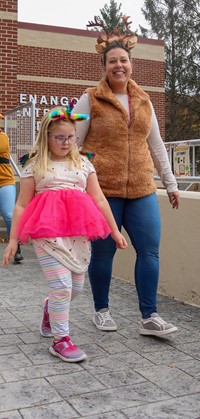 Students in Halloween Parade