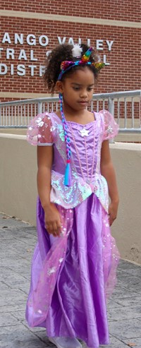 Students in Halloween Parade