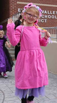 Students in Halloween Parade