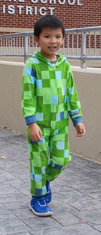 Students in Halloween Parade