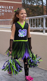 Students in Halloween Parade