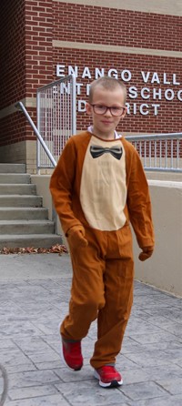 Students in Halloween Parade