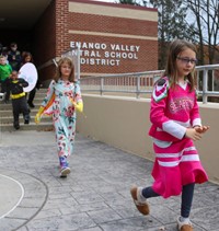 Students in Halloween Parade