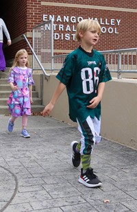 Students in Halloween Parade