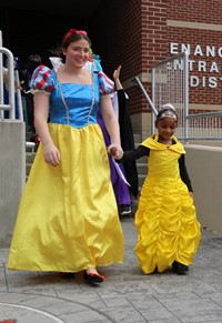 Students in Halloween Parade