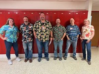 teachers dressed up for Halloween