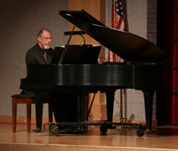 students performing in high school winter concert