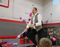 teacher juggling