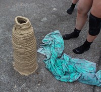 final clay coil stack created