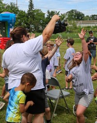 people at port dickinson elementary field days