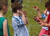 people at port dickinson elementary field days