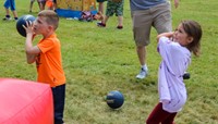 people at port dickinson elementary field days