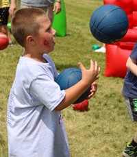 people at port dickinson elementary field days