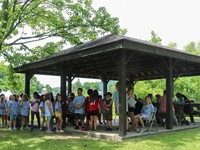 people at port dickinson elementary field days