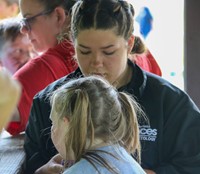 people at port dickinson elementary field days