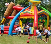 people at port dickinson elementary field days