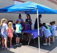 people at port dickinson elementary field days