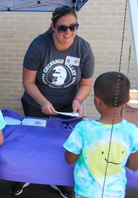 people at port dickinson elementary field days