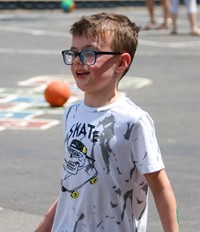 people at port dickinson elementary field days