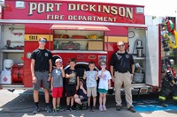 people at port dickinson elementary field days