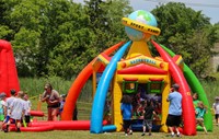 people at port dickinson elementary field days