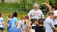 people at port dickinson elementary field days