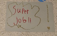 super job sign