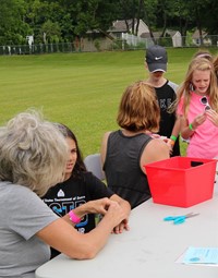 students at carnival event