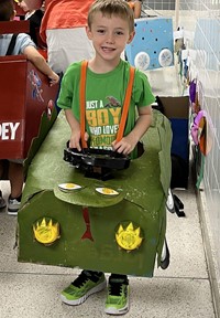 student at pre k family day