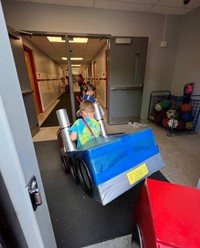 students at pre k family day