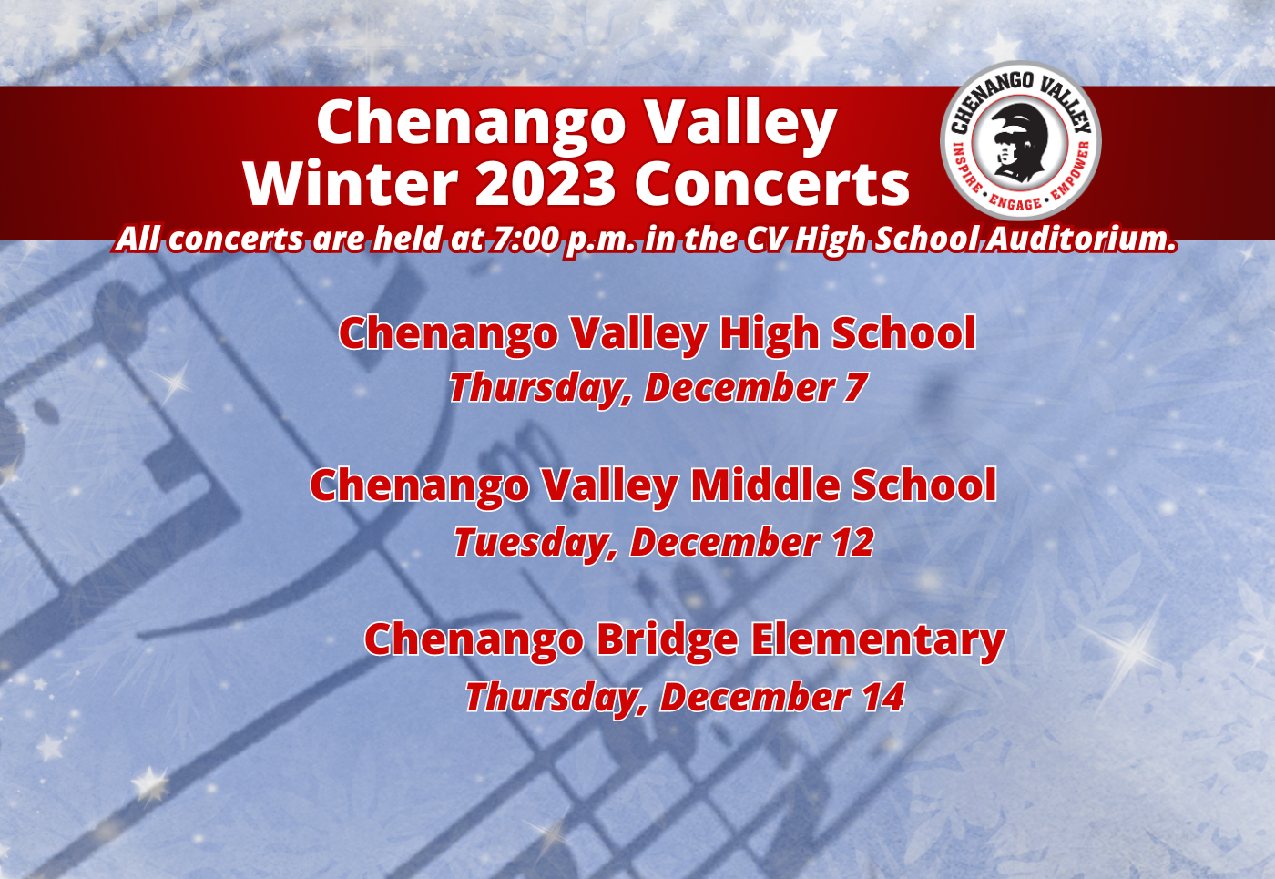 winter concerts 2023