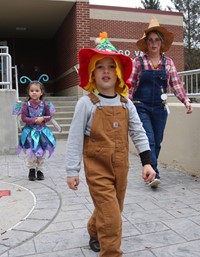 afternoon Halloween Parade at Port Dickinson Elementary