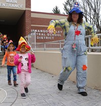 afternoon Halloween Parade at Port Dickinson Elementary